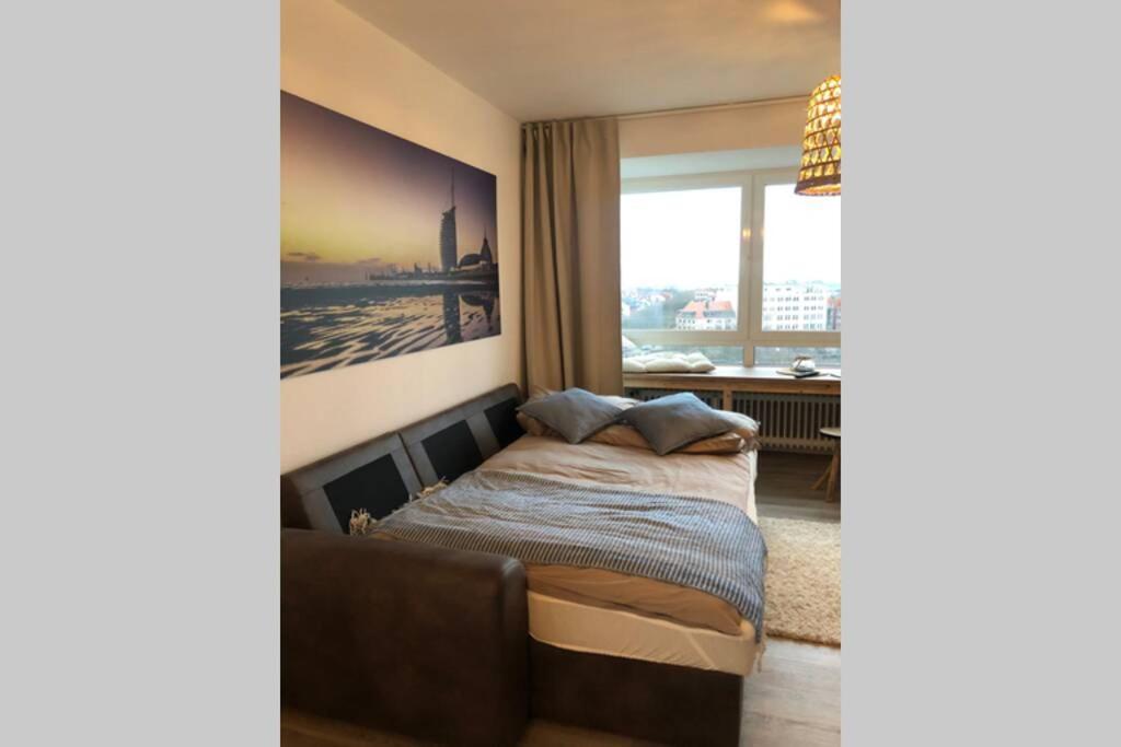 Yachtpanorama Weser Und Yachthafenblick 1 Zi 7Og Бремерхавен Екстериор снимка
